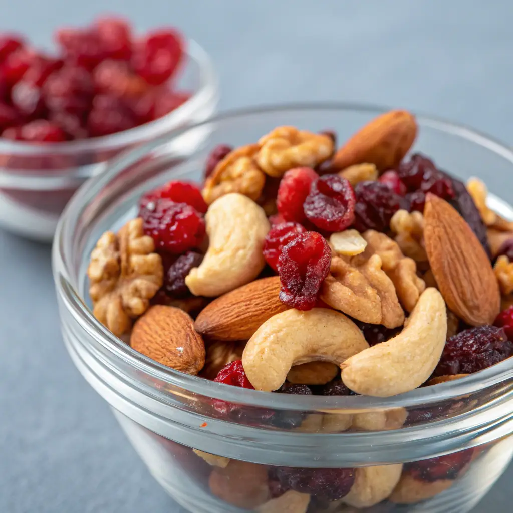Raw Cashews and Dried Apricots Mix